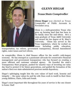 Glenn Hegar